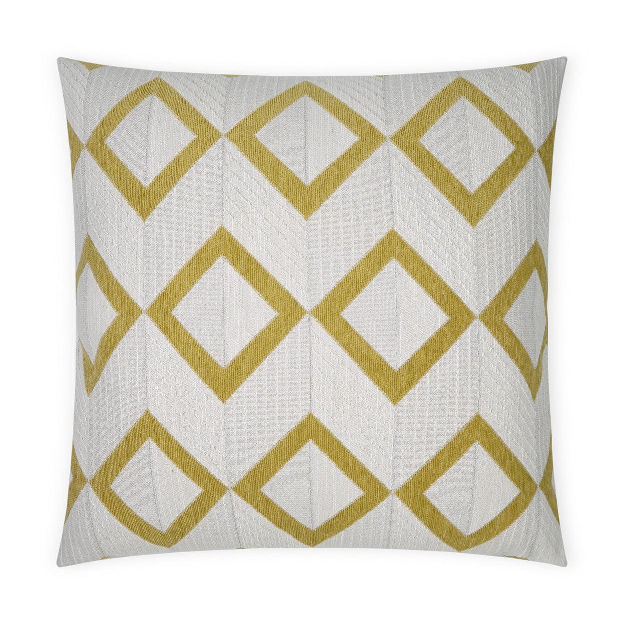 D.V. Kap Dublin Citron Yellow Throw Pillow With Insert
