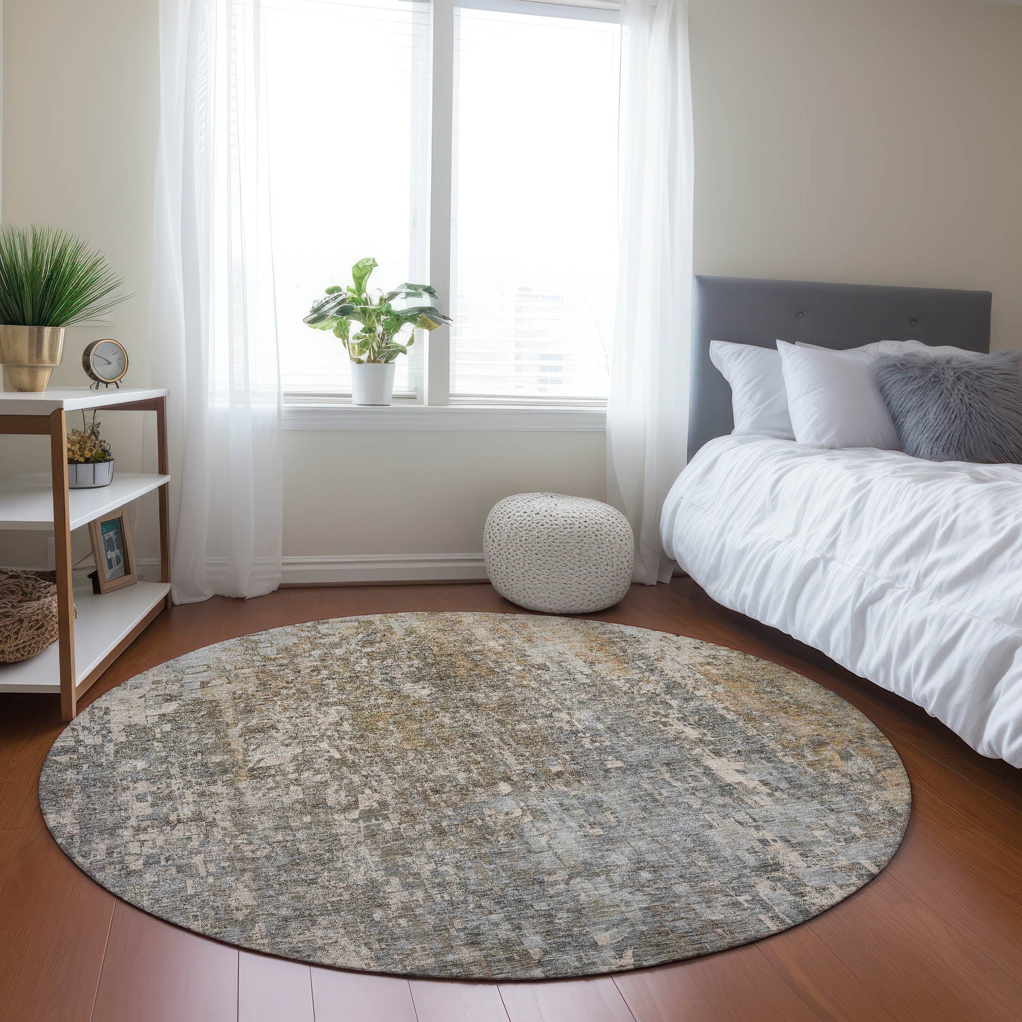 Addison Rugs Dust Echo Beige Washable Indoor-Outdoor Rug