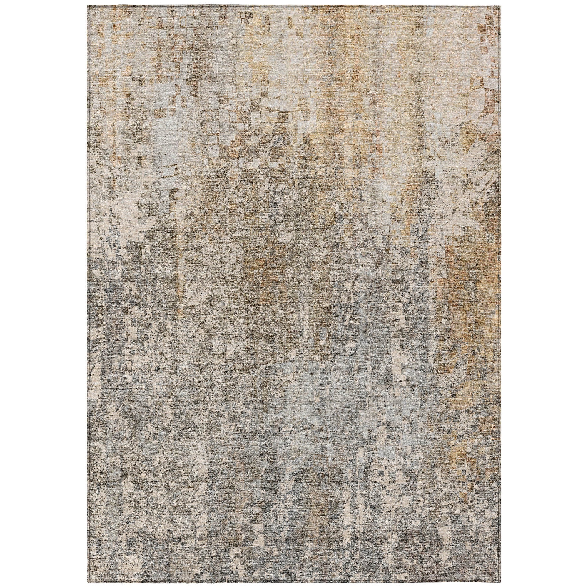 Addison Rugs Dust Echo Beige Washable Indoor-Outdoor Rug