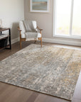 Addison Rugs Dust Echo Beige Washable Indoor-Outdoor Rug