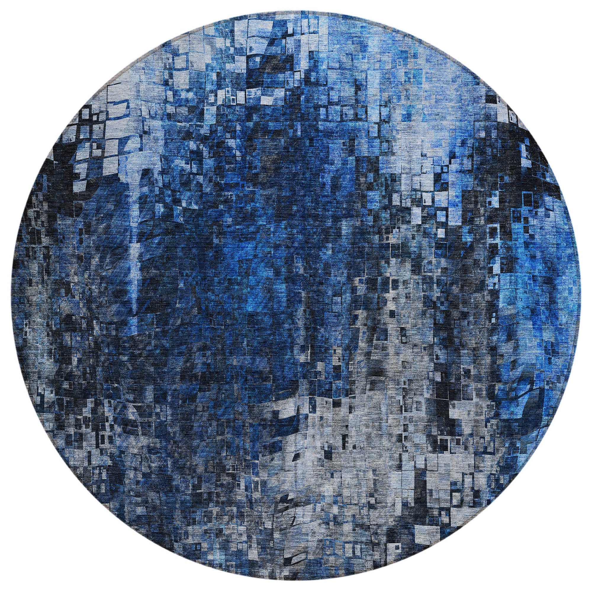 Addison Rugs Dust Echo Blue Washable Indoor-Outdoor Rug