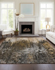 Addison Rugs Dust Echo Brown Washable Indoor-Outdoor Rug