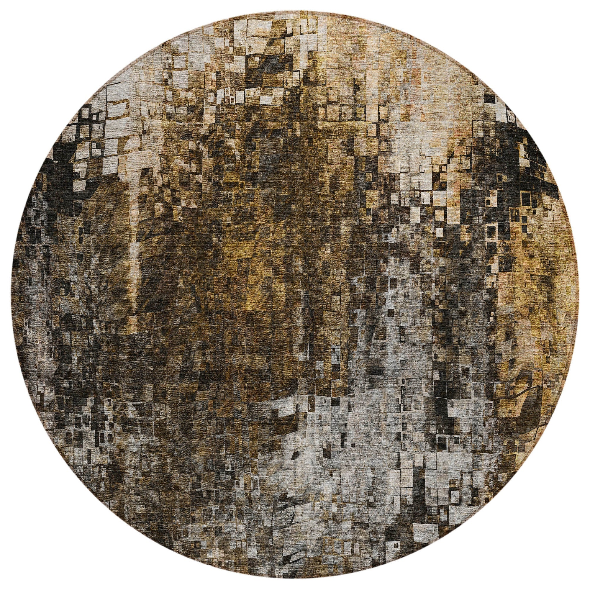Addison Rugs Dust Echo Brown Washable Indoor-Outdoor Rug