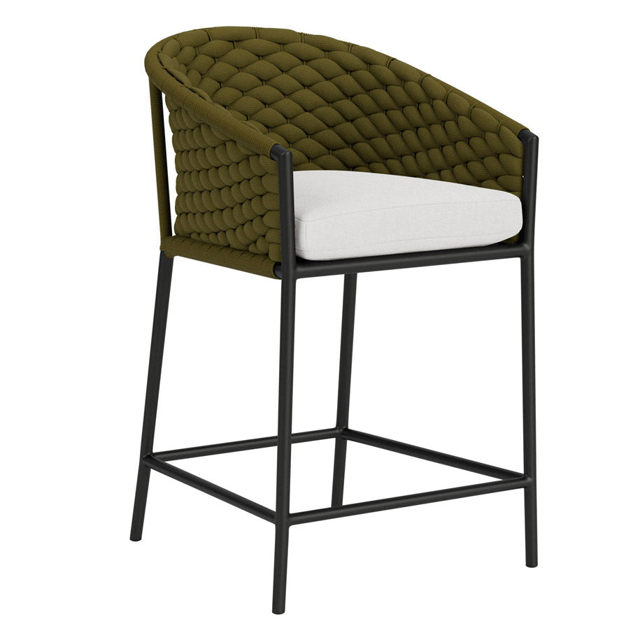 Lloyd Flanders Escape Aluminum Outdoor Balcony Stool