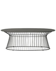 Lloyd Flanders Escape Aluminum Oval Outdoor Cocktail Table