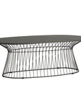 Lloyd Flanders Escape Aluminum Oval Outdoor Cocktail Table