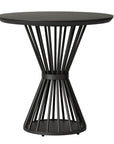 Lloyd Flanders Escape Aluminum Round Outdoor Balcony Table