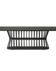 Lloyd Flanders Escape Boat Shaped Outdoor Dining Table