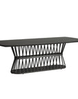 Lloyd Flanders Escape Boat Shaped Outdoor Dining Table