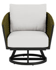 Lloyd Flanders Escape Swivel Aluminum Outdoor Lounge Chair