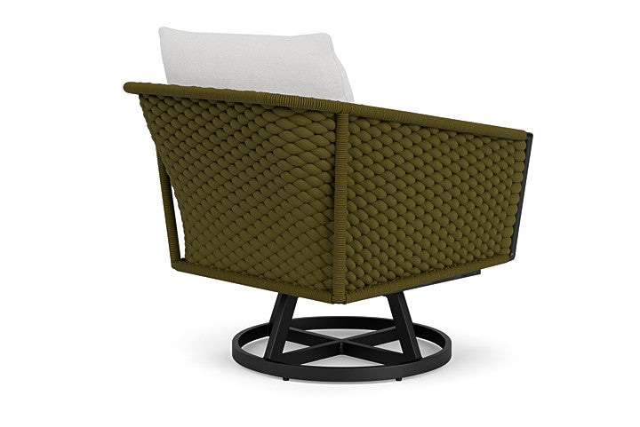 Lloyd Flanders Escape Swivel Aluminum Outdoor Lounge Chair