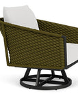 Lloyd Flanders Escape Swivel Aluminum Outdoor Lounge Chair