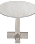 Camellia Wooden Round Side Table