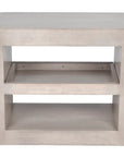 Mayito Alder Rectangular 1 Drawer Side Table