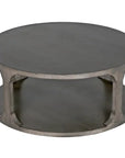 Gimso Oak Wooden Round Coffee Table