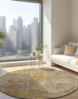 Addison Rugs Faded Rhythm Beige Washable Indoor-Outdoor Rug
