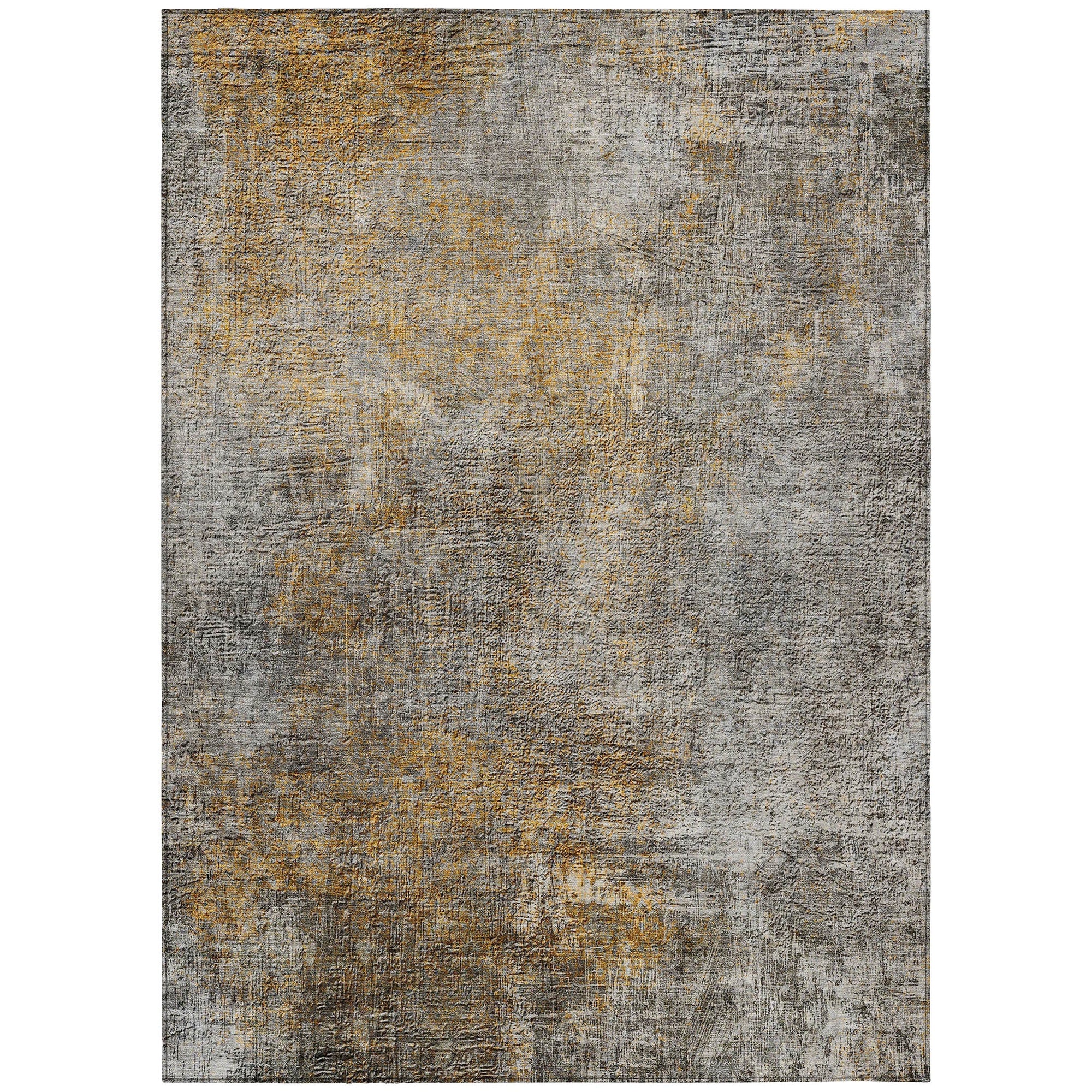 Addison Rugs Faded Rhythm Grey Washable Indoor-Outdoor Rug