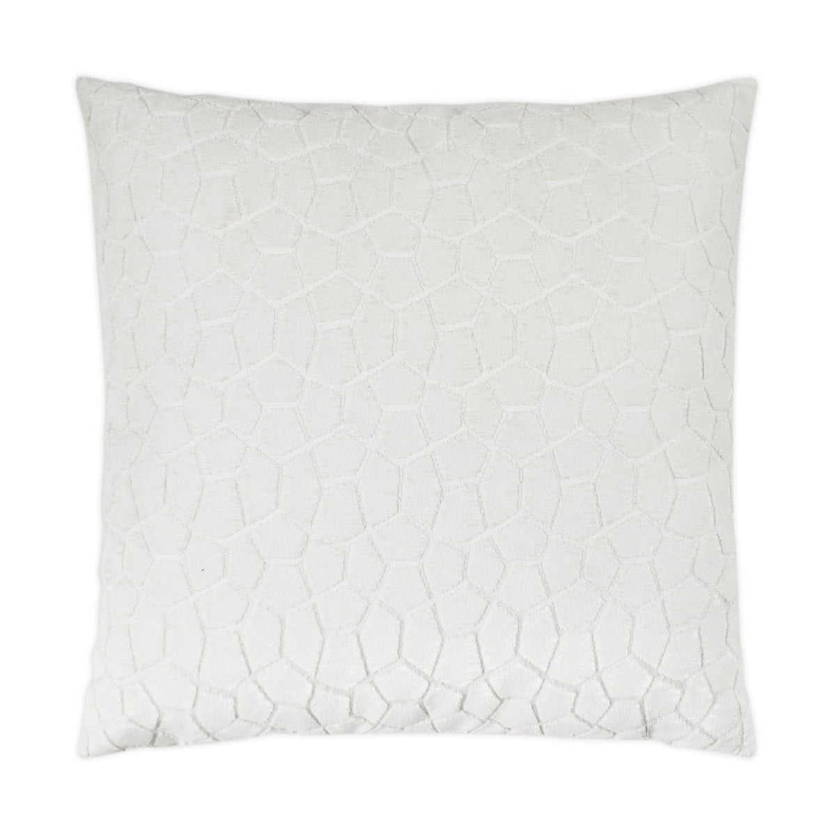 D.V. Kap Flintstone White Throw Pillow With Insert