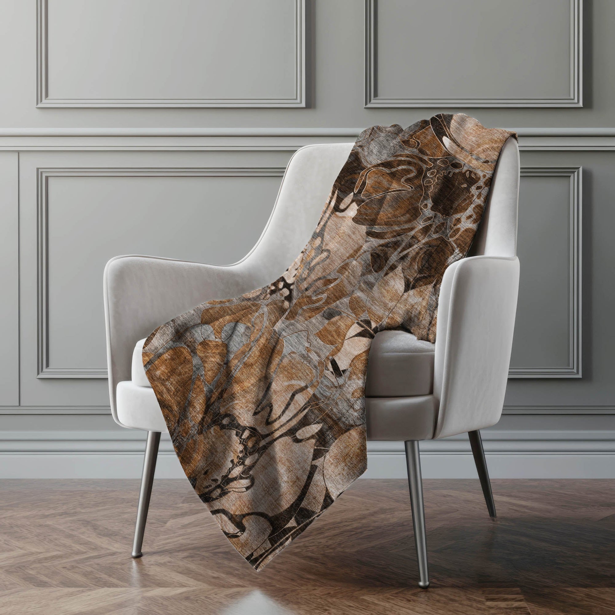 Addison Rugs Floral 50" x 70" Throw Blanket