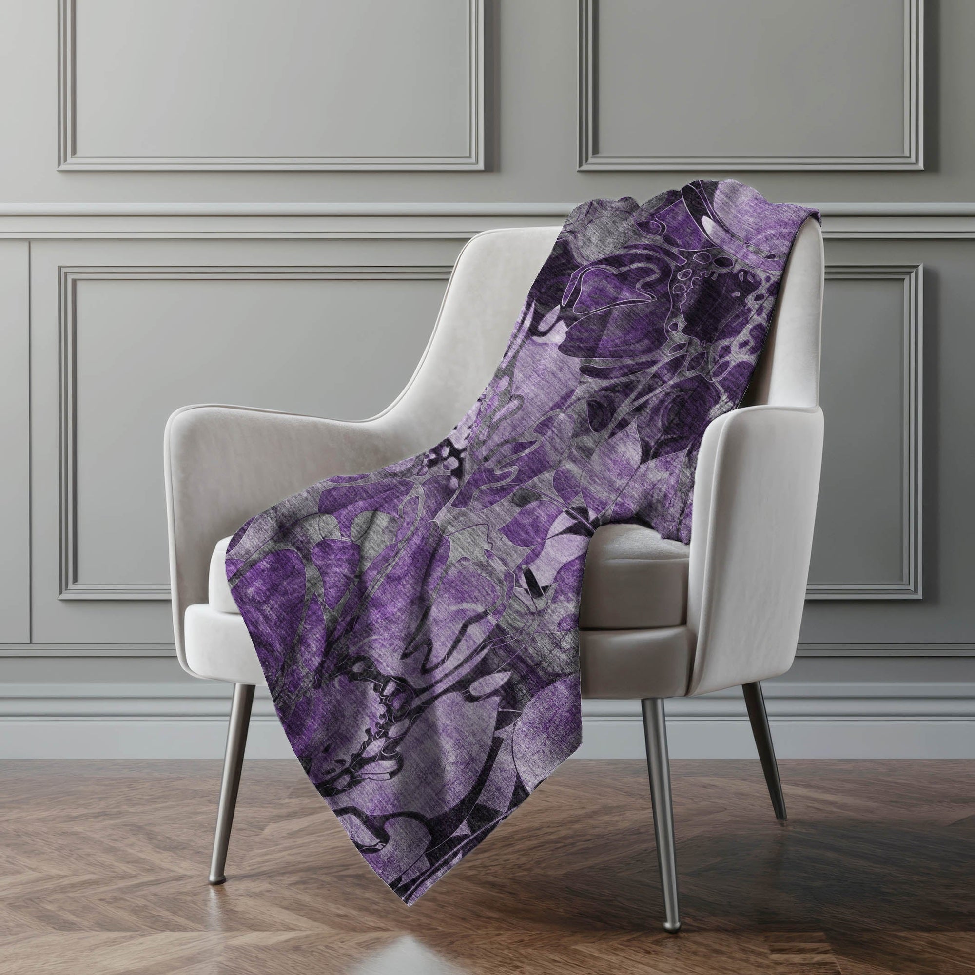 Addison Rugs Floral 50" x 70" Throw Blanket