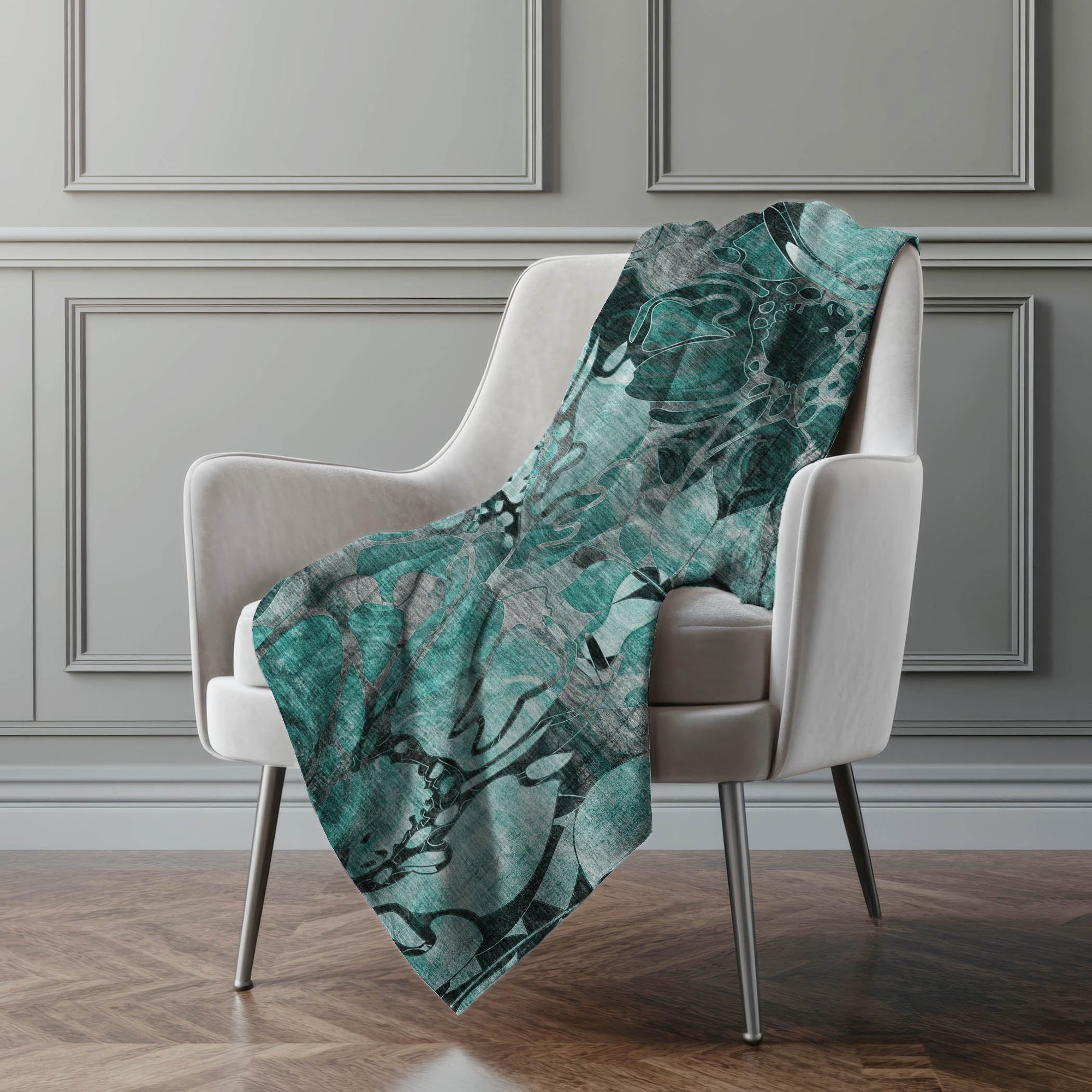 Addison Rugs Floral 50" x 70" Throw Blanket