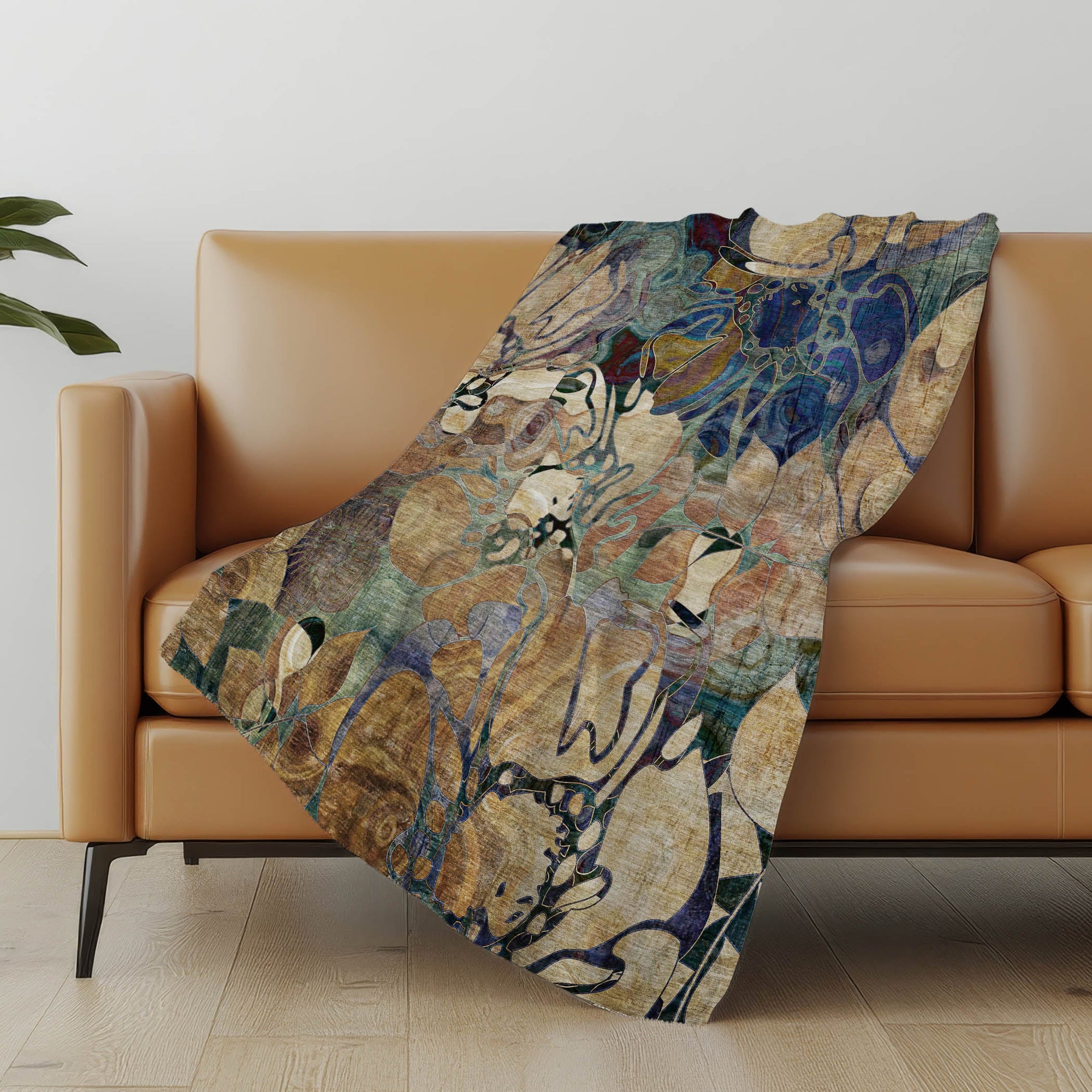 Addison Rugs Floral 50" x 70" Throw Blanket