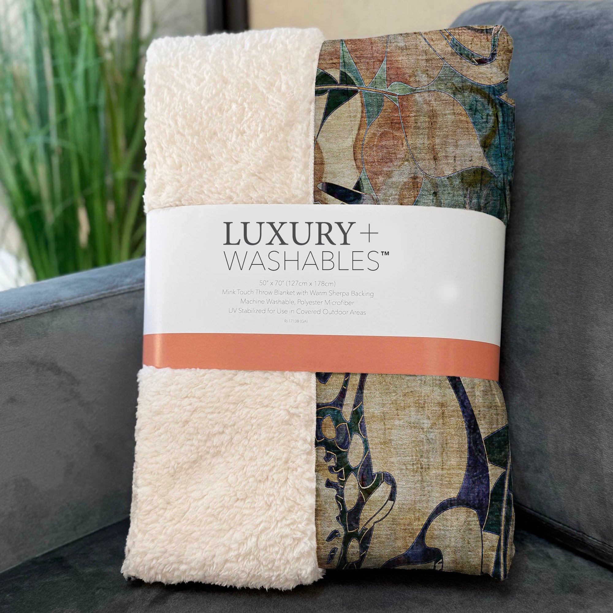 Addison Rugs Floral 50" x 70" Throw Blanket
