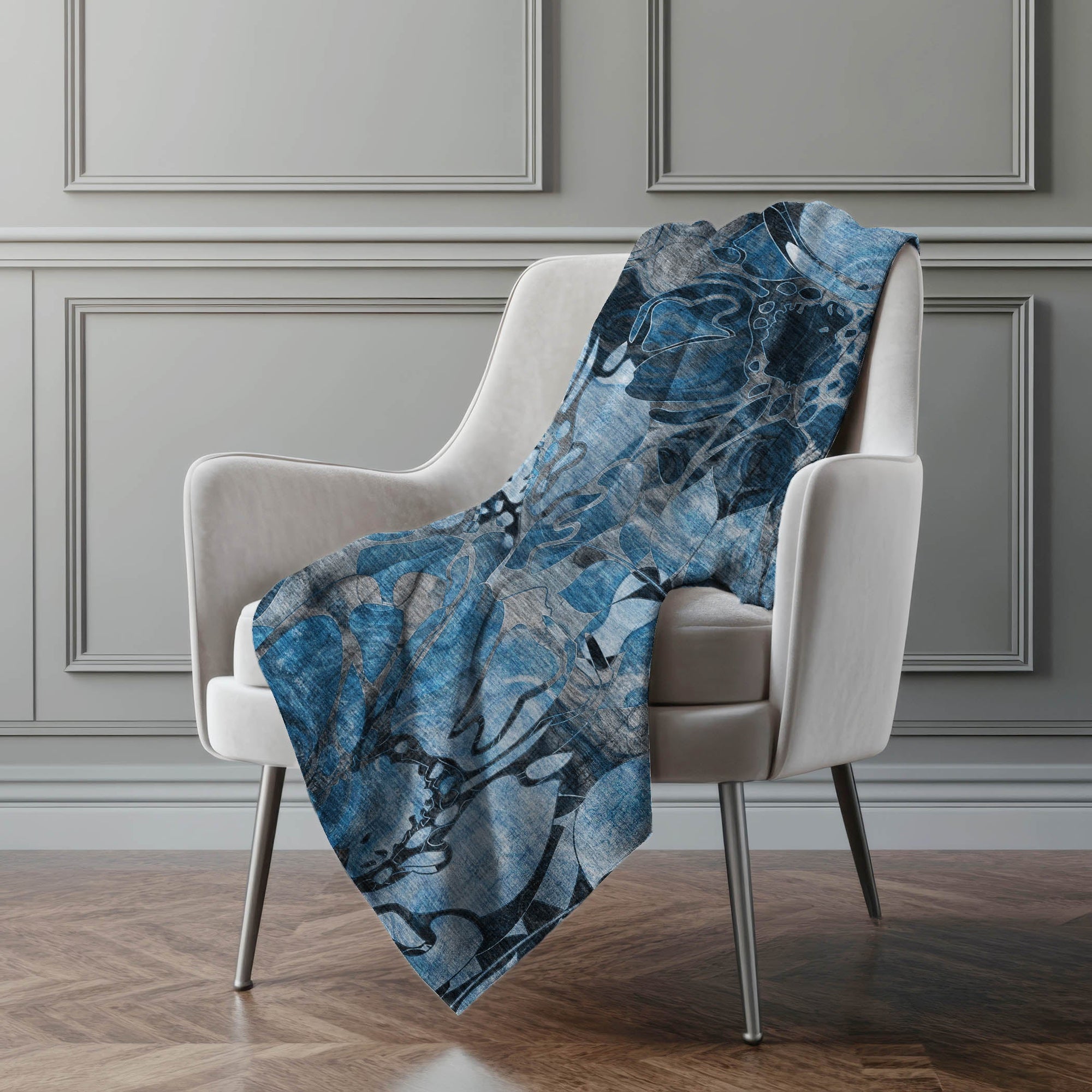 Addison Rugs Floral 50" x 70" Throw Blanket