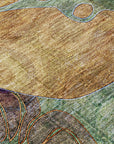 Addison Rugs Floral Beige Washable Indoor-Outdoor Rug