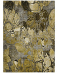 Addison Rugs Floral Brown Washable Indoor-Outdoor Rug