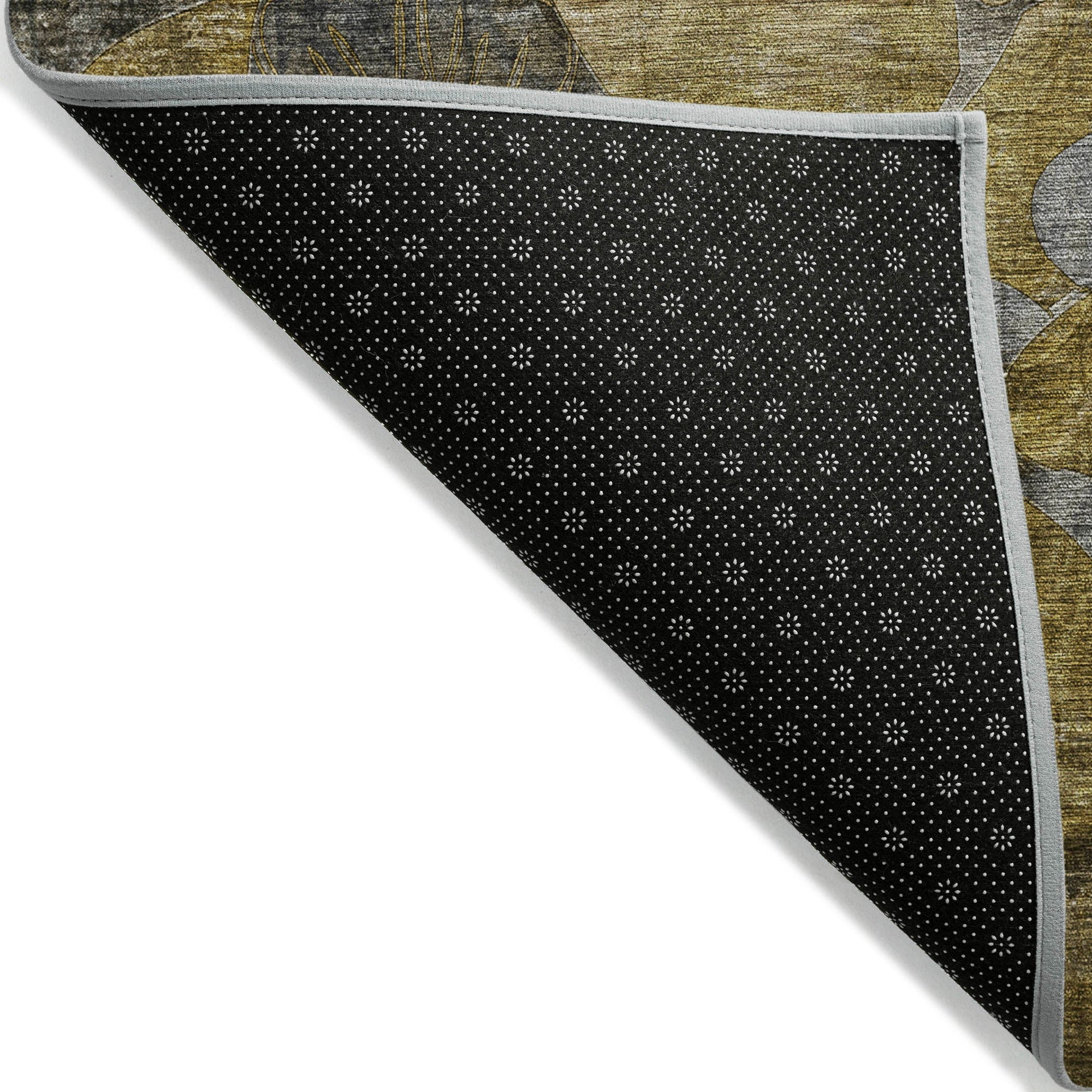 Addison Rugs Floral Brown Washable Indoor-Outdoor Rug