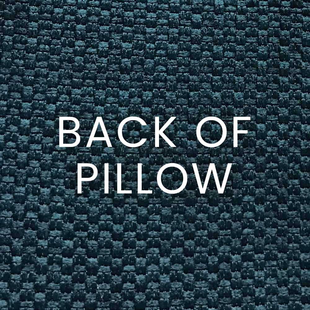 D.V. Kap Flower Pops Peacock Blue Throw Pillow With Insert