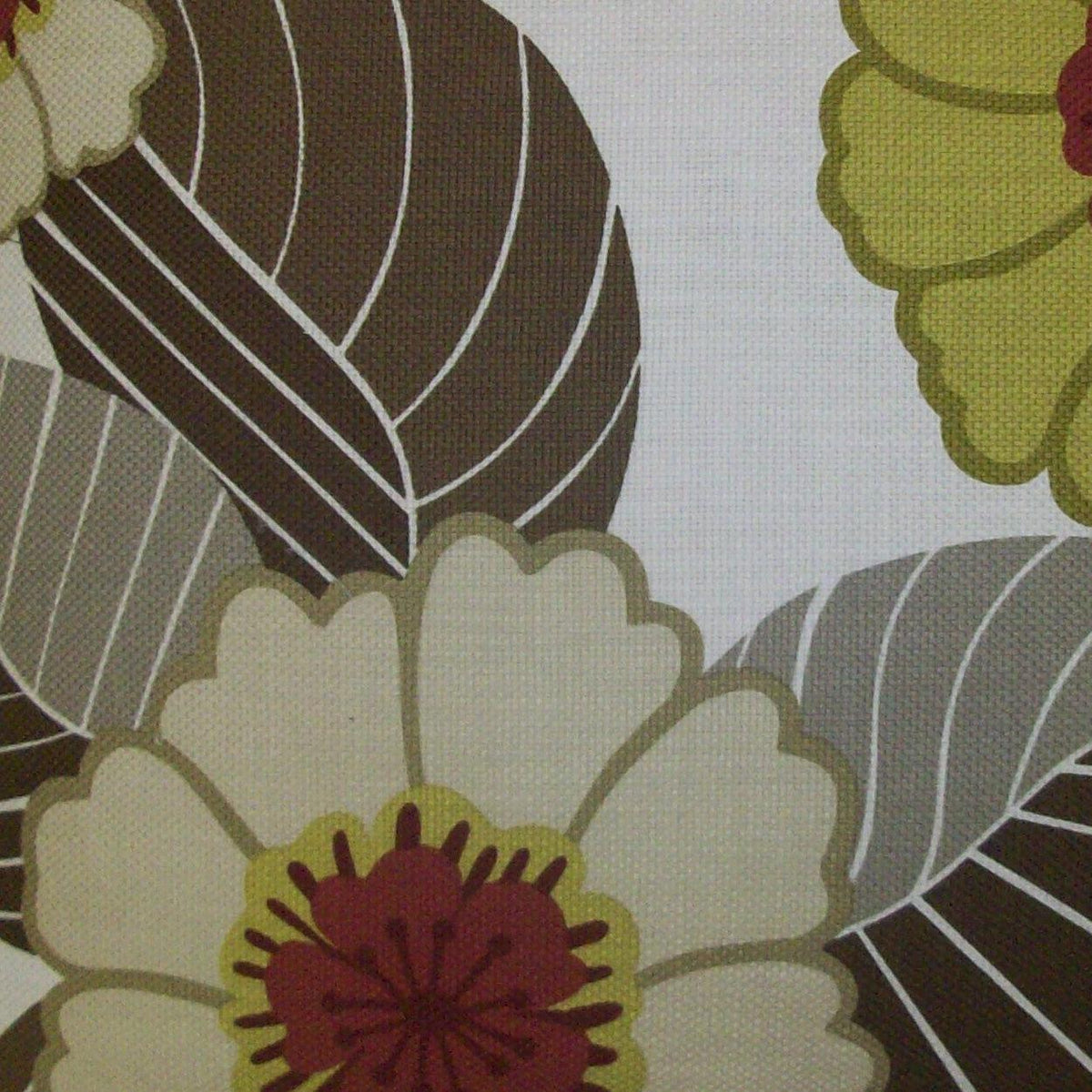 D.V. Kap Flower Power Chartreuse Multi Color Throw Pillow With Insert