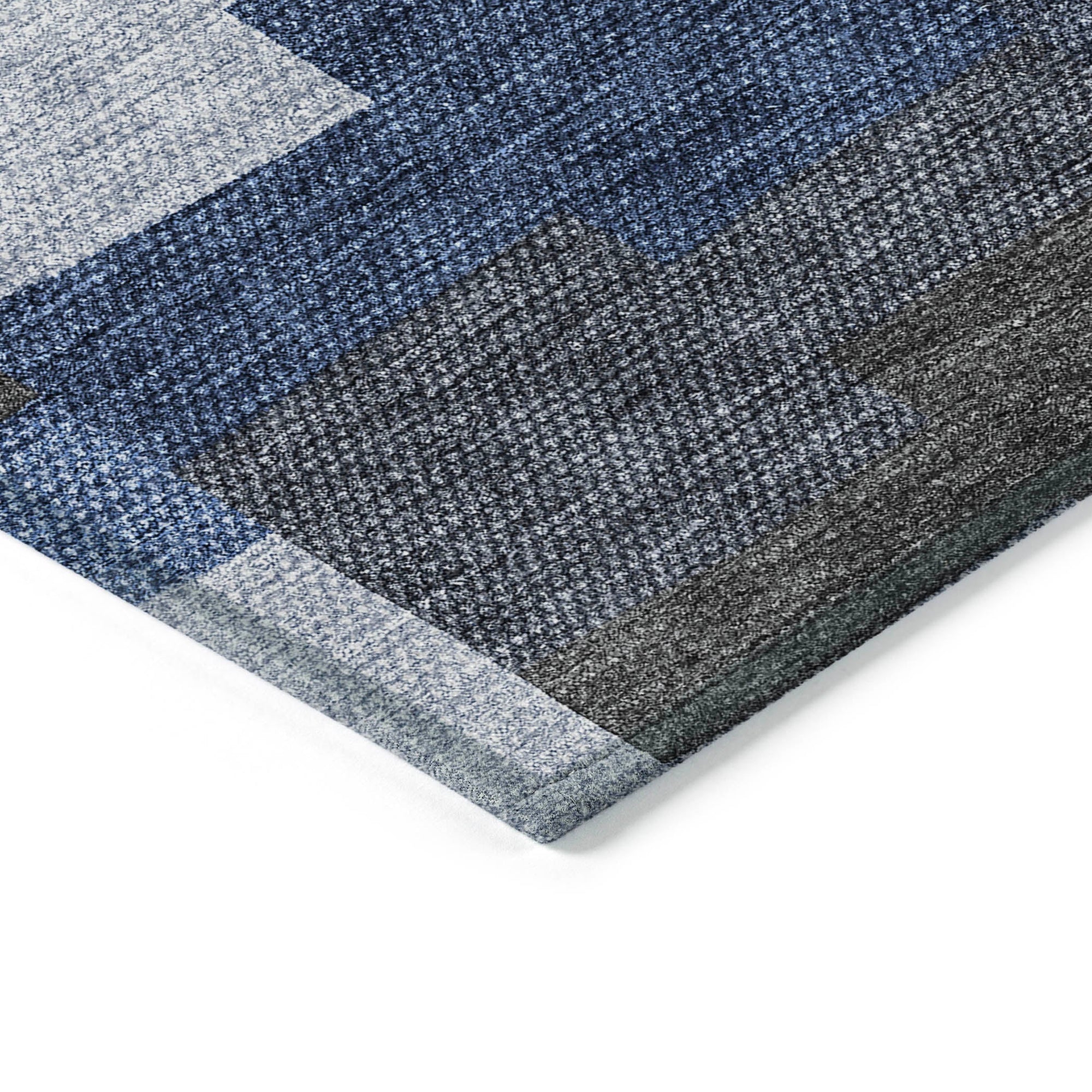 Addison Rugs Flowing Harmony Blue Washable Indoor-Outdoor Rug