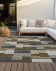 Addison Rugs Flowing Harmony Brown Washable Indoor-Outdoor Rug