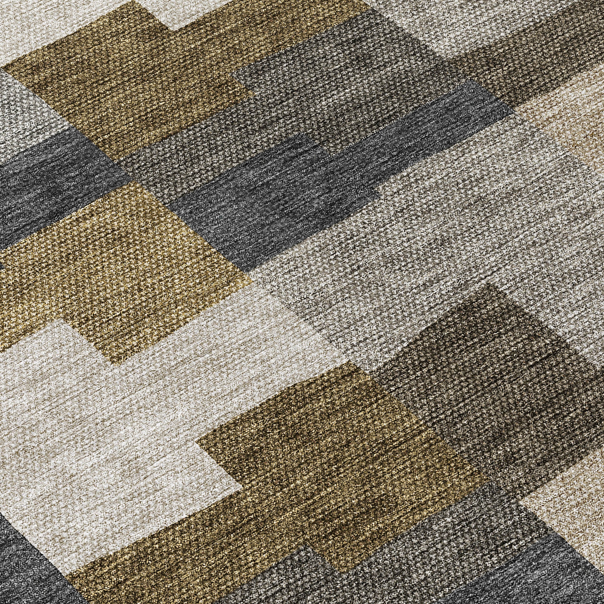 Addison Rugs Flowing Harmony Brown Washable Indoor-Outdoor Rug