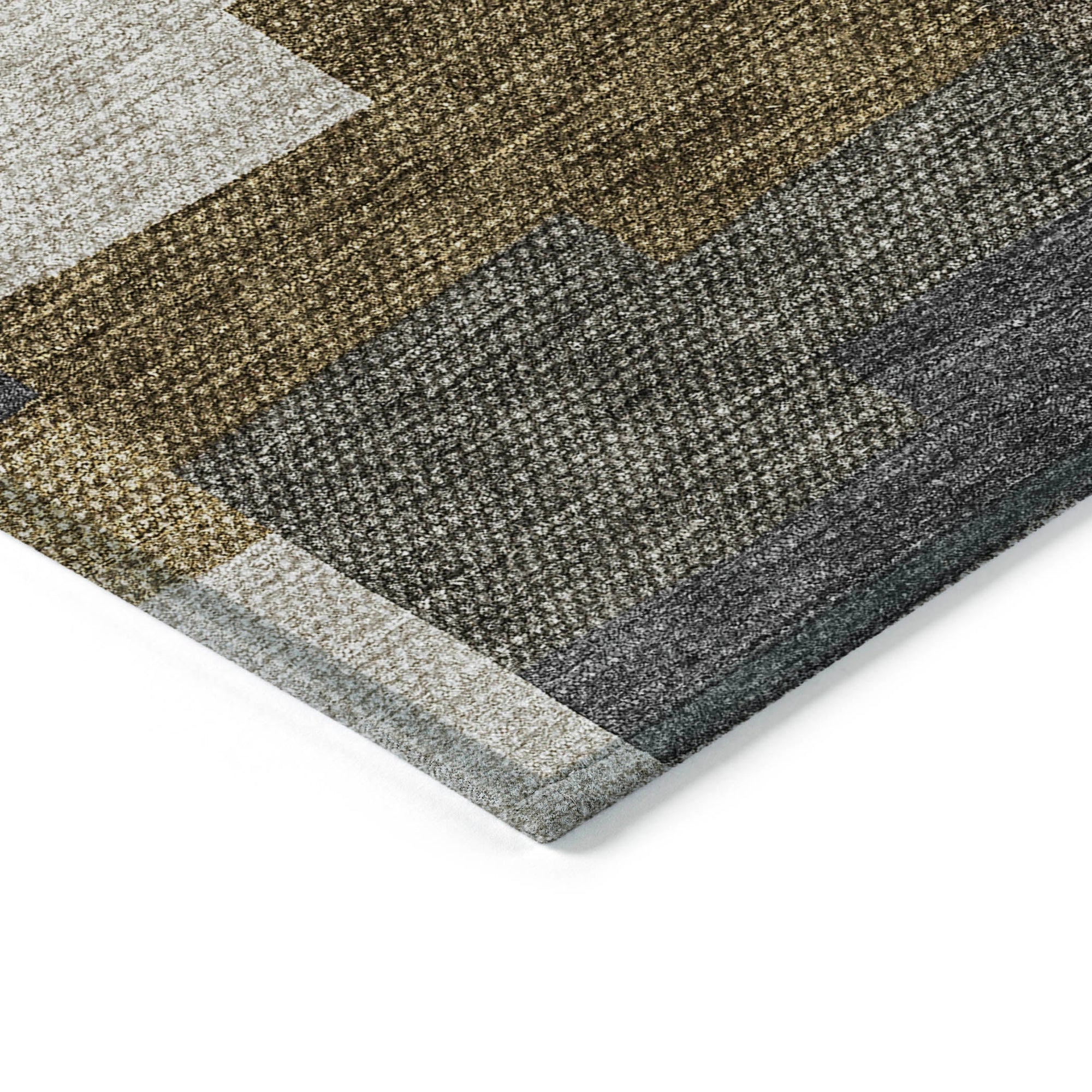 Addison Rugs Flowing Harmony Brown Washable Indoor-Outdoor Rug