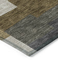 Addison Rugs Flowing Harmony Brown Washable Indoor-Outdoor Rug
