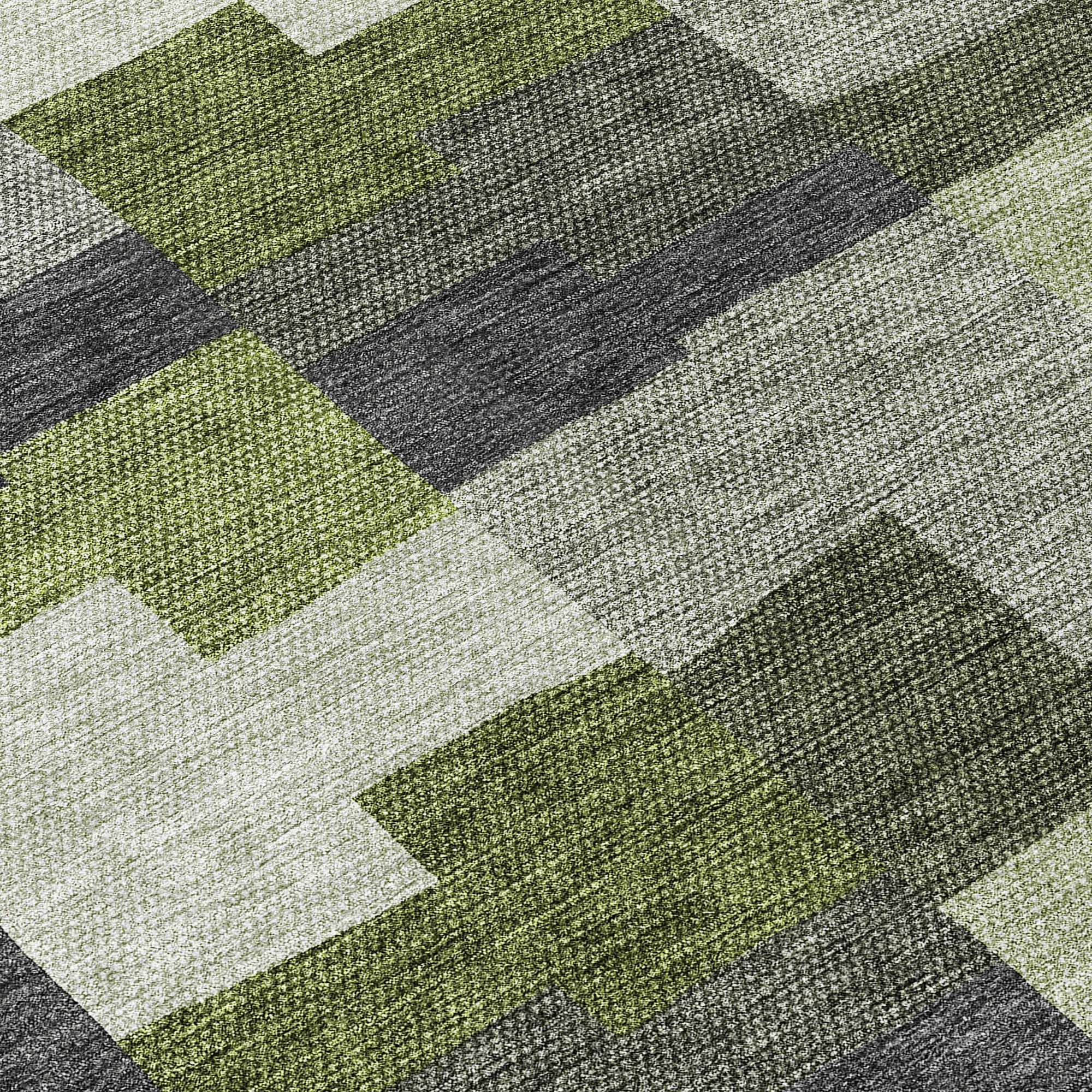 Addison Rugs Flowing Harmony Green Washable Indoor-Outdoor Rug