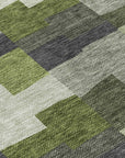 Addison Rugs Flowing Harmony Green Washable Indoor-Outdoor Rug