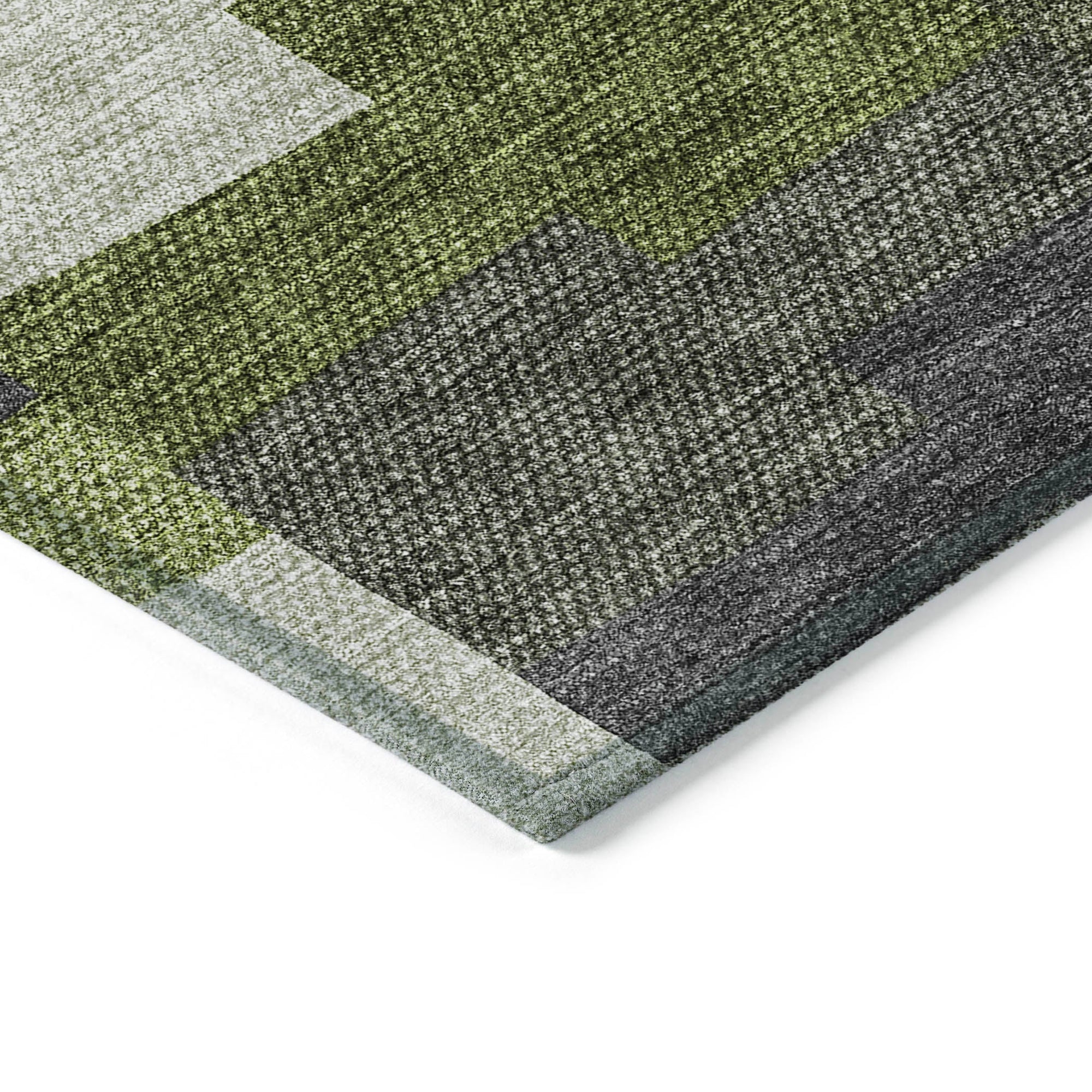 Addison Rugs Flowing Harmony Green Washable Indoor-Outdoor Rug