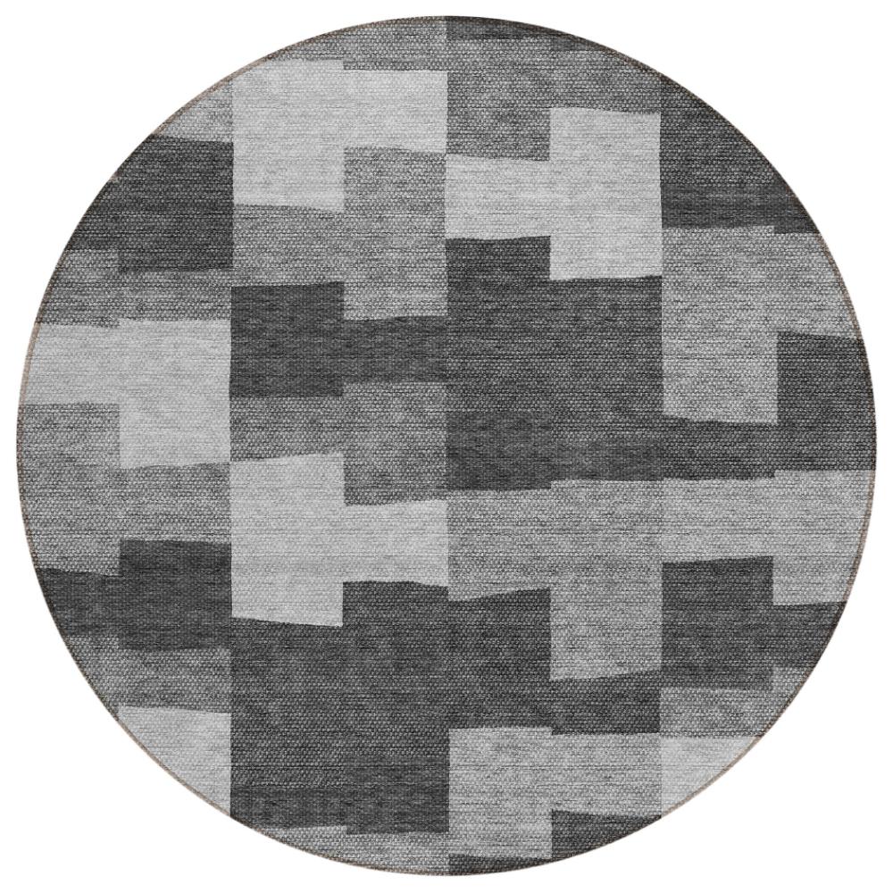 Addison Rugs Flowing Harmony Grey Washable Indoor-Outdoor Rug