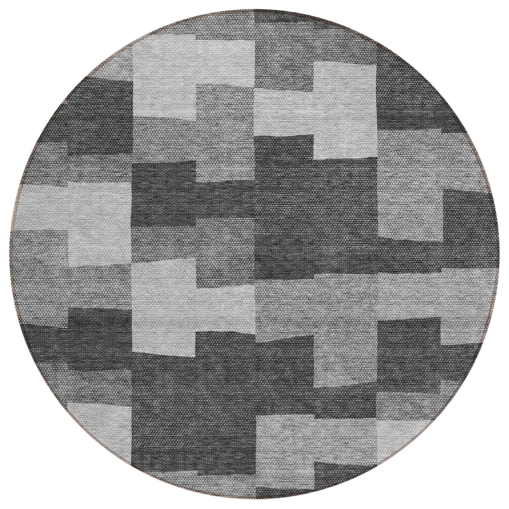 Addison Rugs Flowing Harmony Grey Washable Indoor-Outdoor Rug