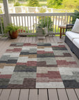 Addison Rugs Flowing Harmony Paprika Washable Indoor-Outdoor Rug