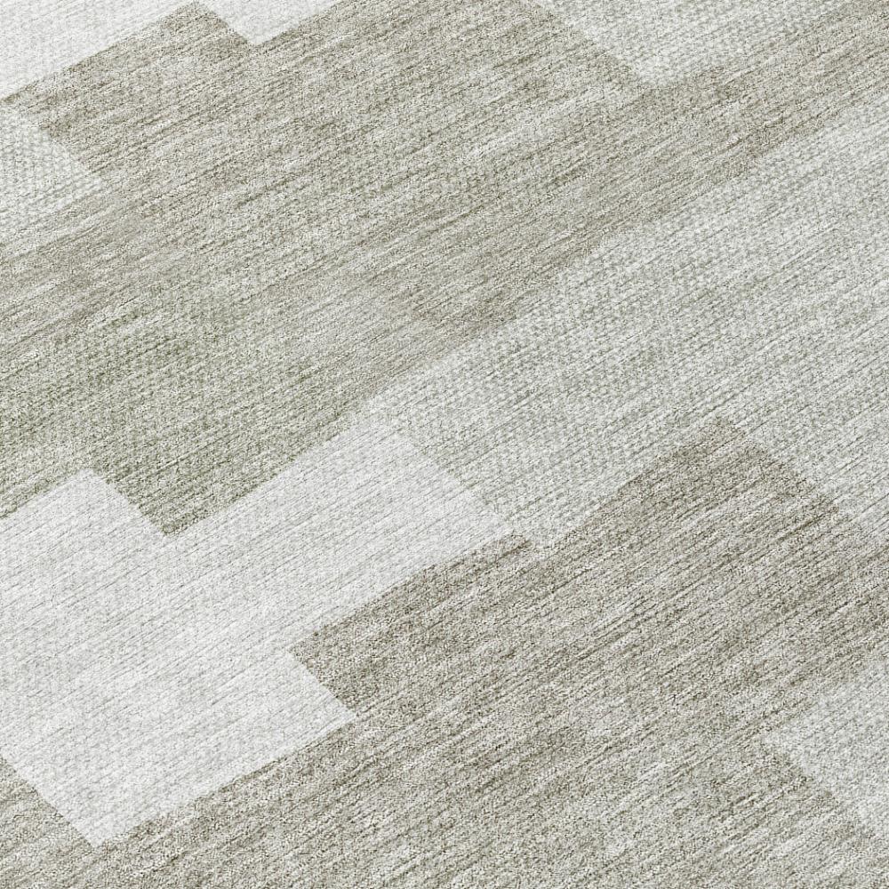 Addison Rugs Flowing Harmony Taupe Washable Indoor-Outdoor Rug