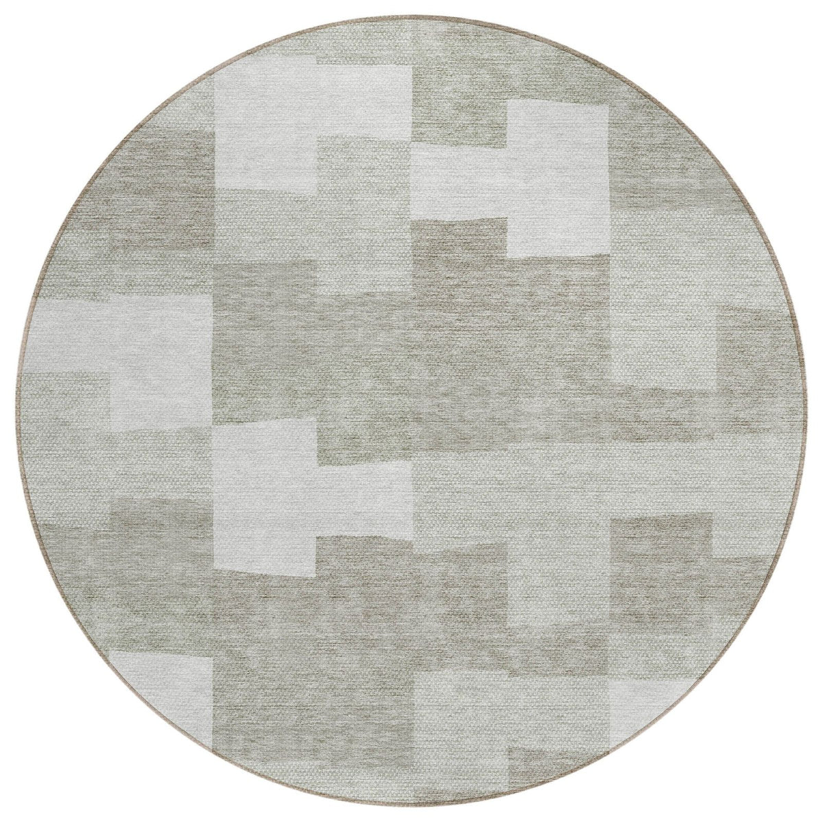 Addison Rugs Flowing Harmony Taupe Washable Indoor-Outdoor Rug