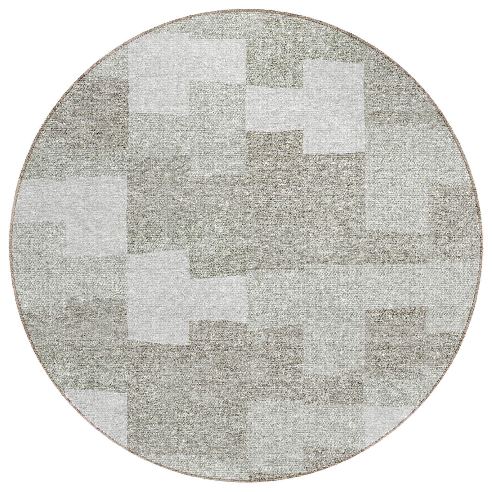 Addison Rugs Flowing Harmony Taupe Washable Indoor-Outdoor Rug