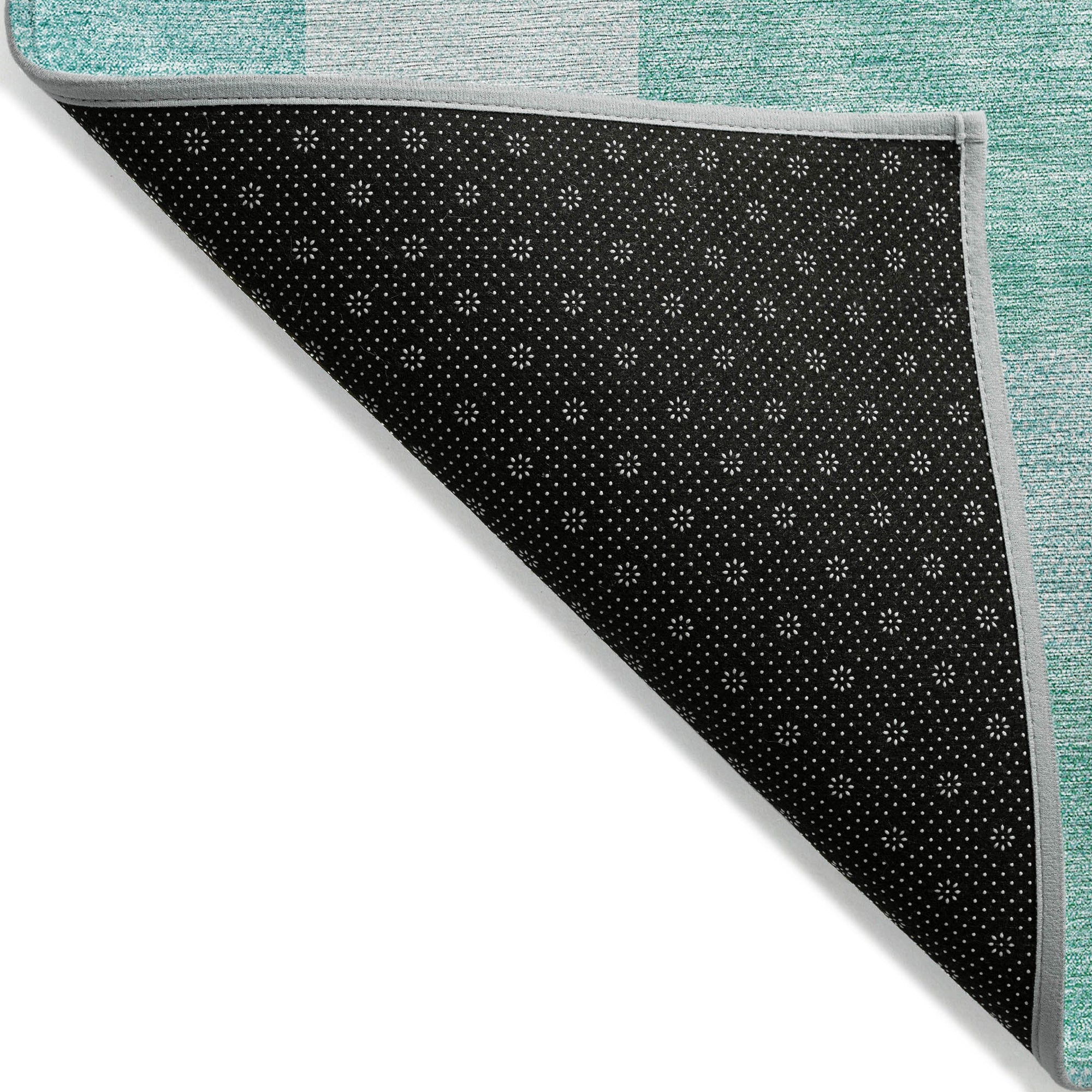 Addison Rugs Flowing Harmony Teal Washable Indoor-Outdoor Rug