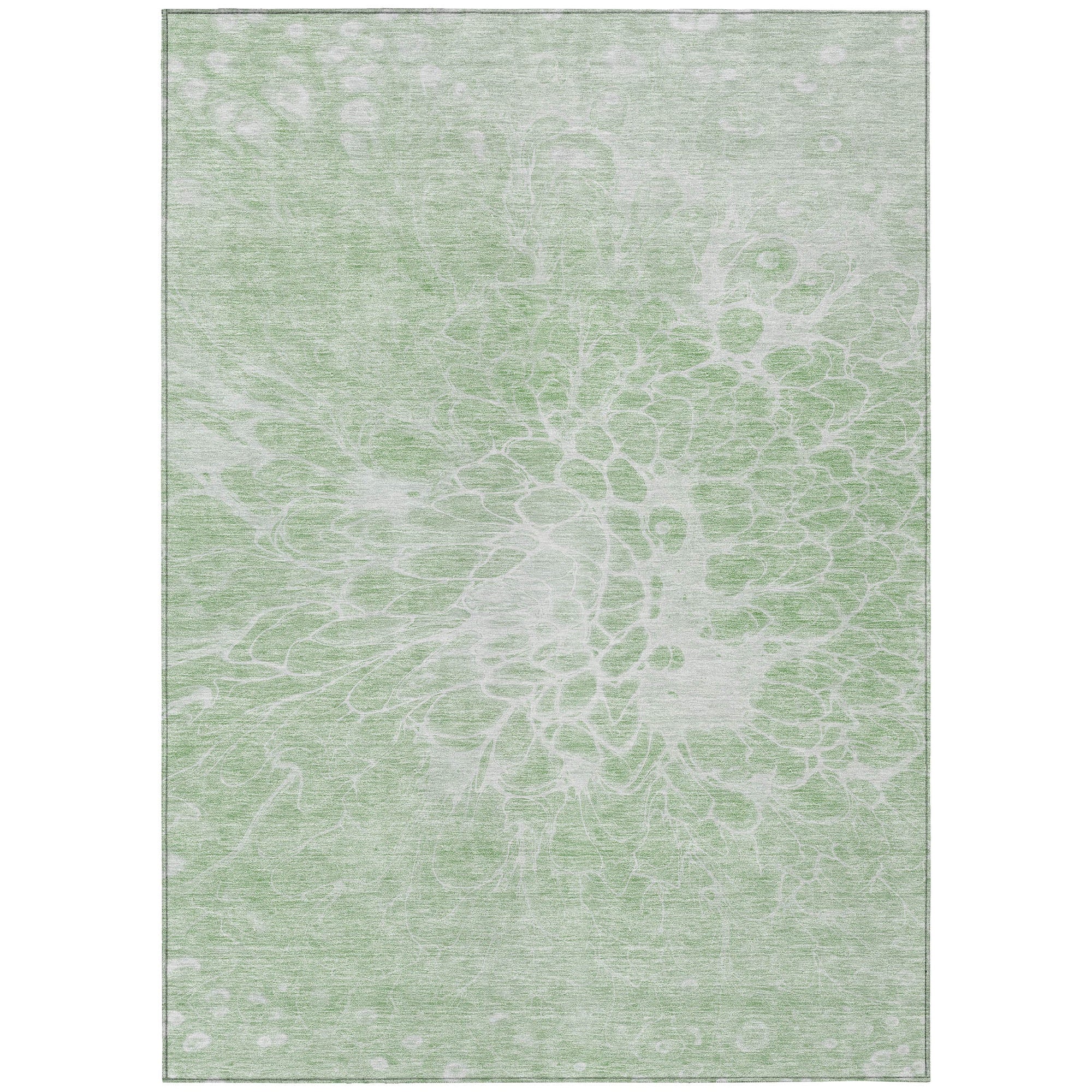 Addison Rugs Fluid Drift Green Washable Indoor-Outdoor Rug