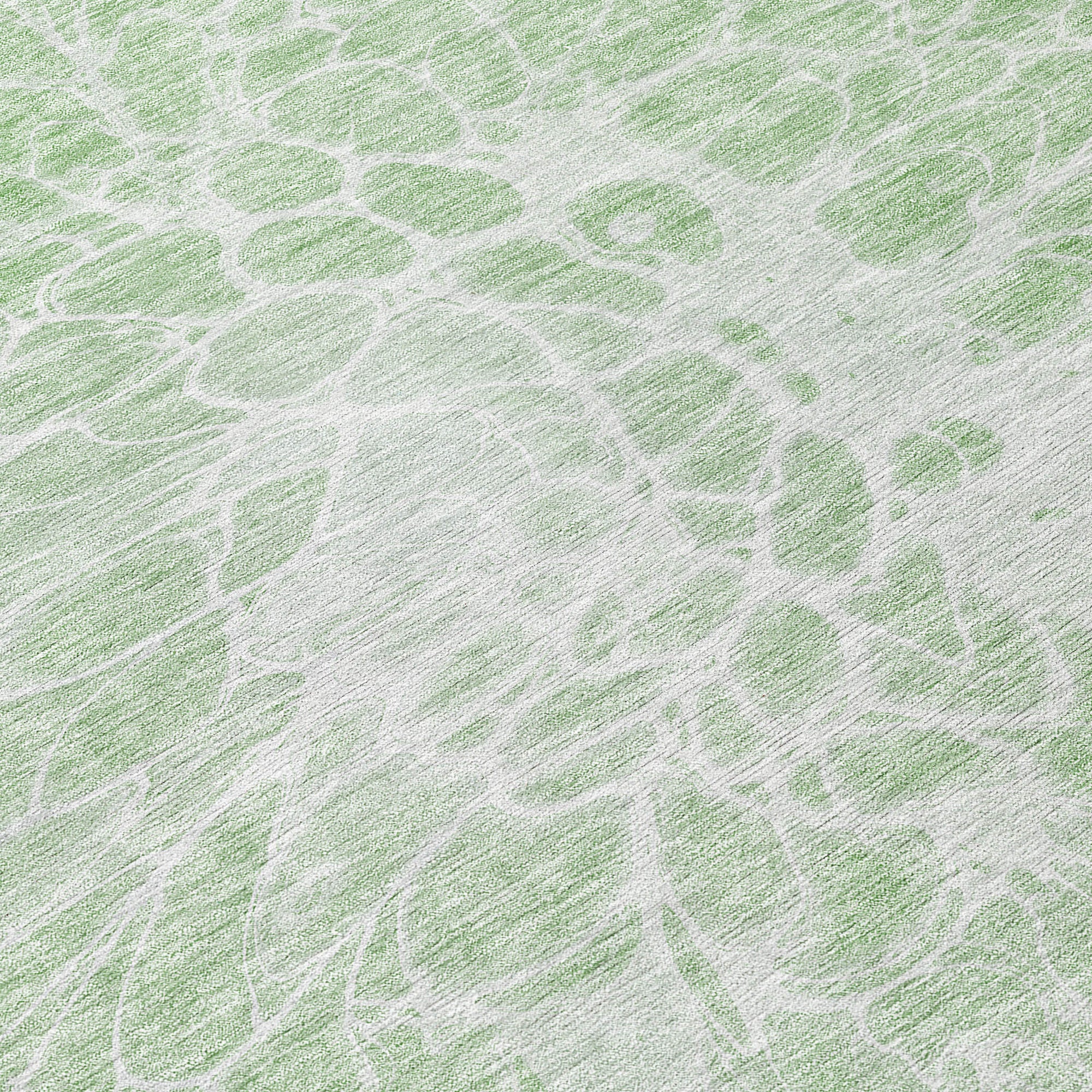 Addison Rugs Fluid Drift Green Washable Indoor-Outdoor Rug